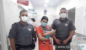 PM salva bebê de apenas 1 mês engasgado com leite em Birigui - Regional Press