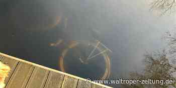 V+E Waltrop fischt zwei Fahrräder aus dem Moselbachteich - Waltroper Zeitung