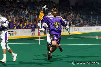 Austin Staats hat trick against PCLC - National Lacrosse League