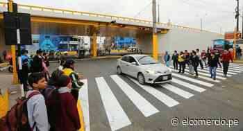 Puente Bella Unión: Municipio de Lima realiza mejoras en señalización y semaforización - El Comercio