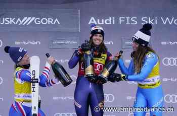 Skier Hector dominates GS, overtakes Shiffrin in standings; Canada's Grenier fourth - Virden Empire Advance