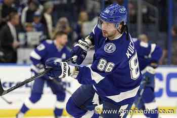 Kucherov has 2 assists in return, Lightning beat Flames 4-1 - Virden Empire Advance