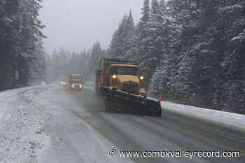 Road maintenance company advises of slippery section of Highway 19 – Comox Valley Record - Comox Valley Record