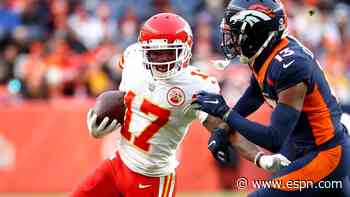 With Tyreek Hill's injury, Mecole Hardman delivers for Kansas City Chiefs