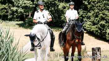 Rosenheimer Reiterstaffel: „Ein bisserl Polizei zum Anfassen“