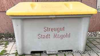 Lange kein Schnee in Sicht: Ruhige Zeiten  für den Nagolder Winterdienst
