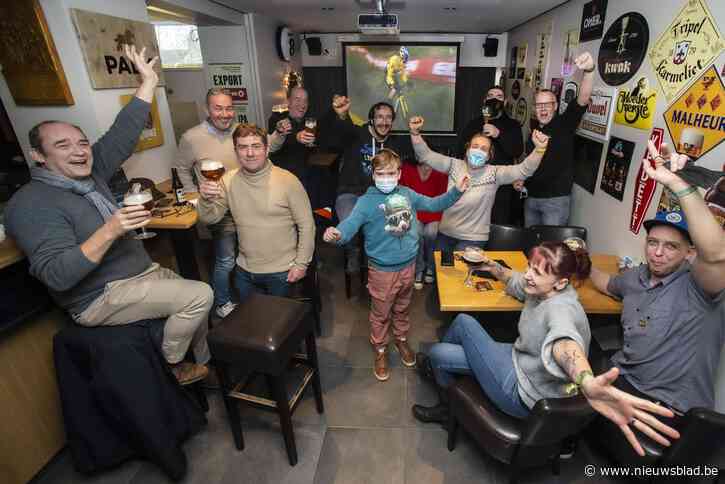Supporters juichen na vijfde Belgische veldrittitel voor Van Aert: “Wout heeft er een goede trainingsrit van gemaakt”