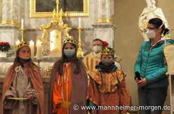 Kontaktlos den Segen an die Menschen verteilen - Lampertheim - Nachrichten und Informationen - Mannheimer Morgen