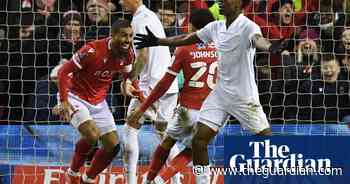 Lewis Grabban’s late show for Nottingham Forest stuns Arsenal in FA Cup - The Guardian