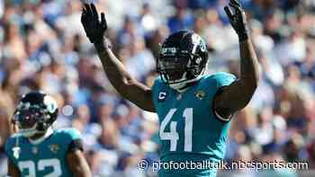 Jaguars cash in after Carson Wentz interception, lead Colts 23-3