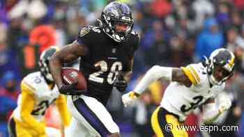 Latavius Murray breaks loose for Ravens' longest run of the season