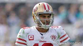 Garoppolo active but 49ers without LT Williams