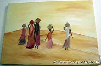 Wer in Kronach zum Impfen geht, der kann sich über künstlerische Einblicke freuen. - Fraenkischer Tag