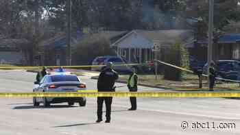 Family and friends of man shot by off duty deputy march to City Hall in Fayetteville