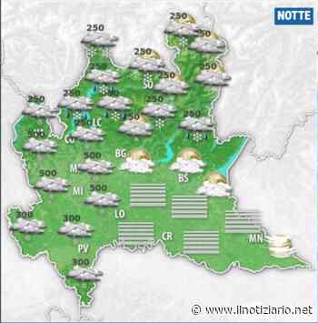 Meteo in Lombardia, neve anche in città a Milano per l'alba di domenica - Il Notiziario