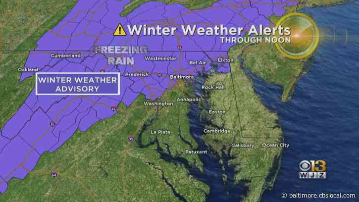 Patchy Ice Possible As Temperatures Drop Below Freezing Overnight