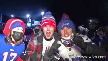 Buffalo Bills fans thrilled the team clinched the AFC East Division title for the second year in a row