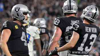 Raiders fend off Chargers in OT for playoff berth