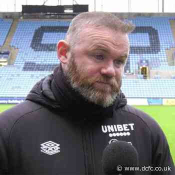 Rooney Assesses Coventry Cup Loss - Blog - Derby County Football Club