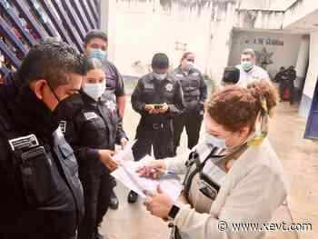 Activan protocolo sanitario en Seguridad Pública de Macuspana y pruebas COVID a policías - XeVT 104.1 FM | Telereportaje