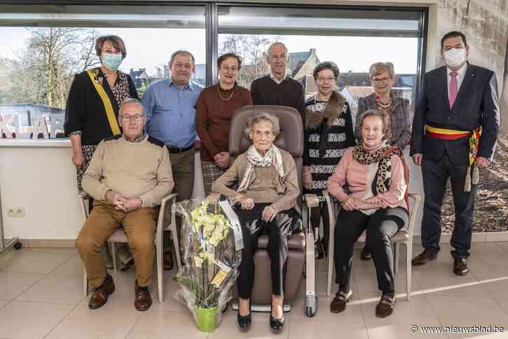 Madeleine is met haar 103 lentes de oudste van de gemeente