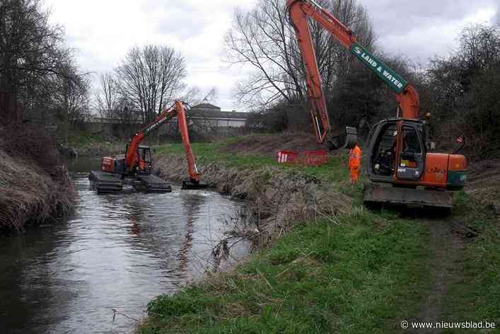 Ruimingswerken aan provinciale beken