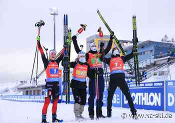 Biathlon Weltcup Oberhof: Norwegen und Russland siegen in Mixed-Bewerben - xc-ski.de