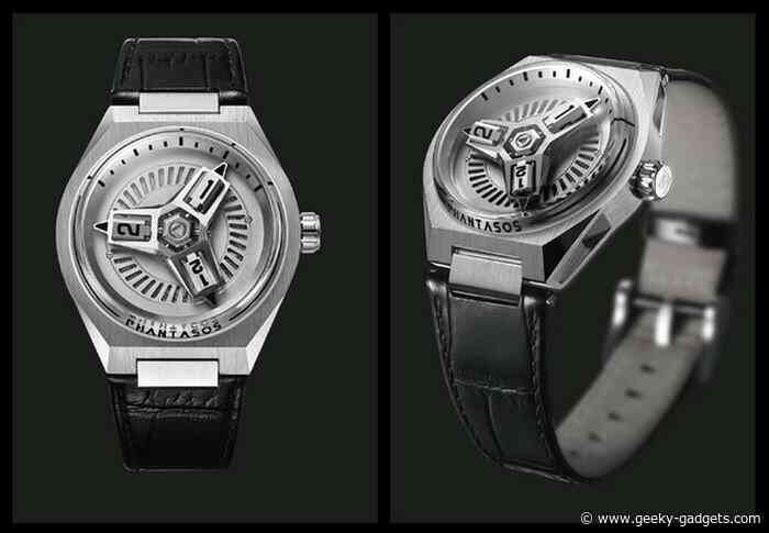 Phantasos unique three armed mechanical watch