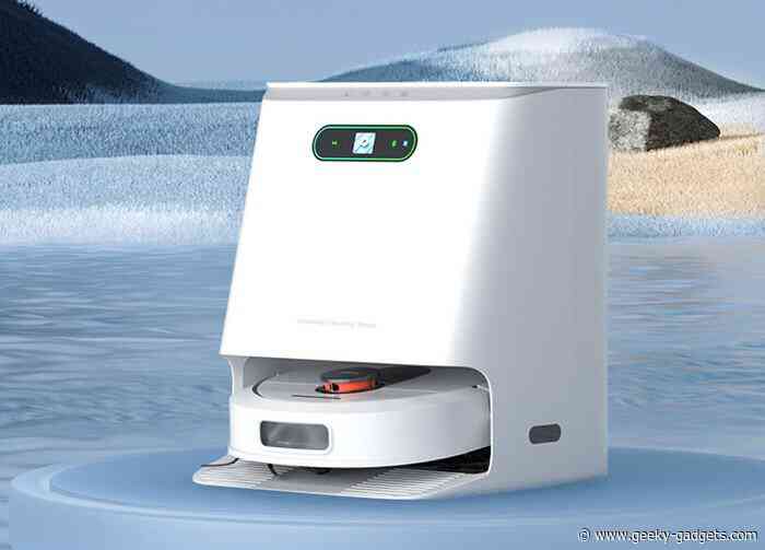 Self-cleaning automatic robot vacuum cleaner makes chores easy