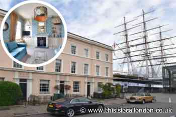 £1.4 million townhouse next to Cutty Sark for sale on Rightmove