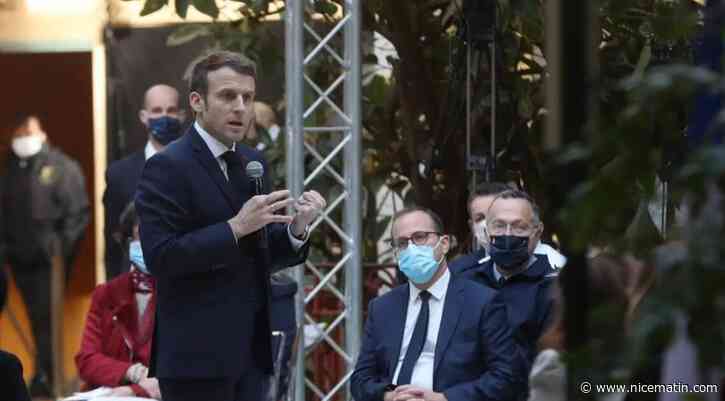 Harcèlement de rue, création d'une "force d'action" dans les quartiers, effectifs de police... les annonces sur la sécurité du "quasi candidat" Emmanuel Macron à Nice