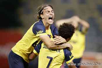 Union wint na laat doelpunt van Sorinola tegen tienkoppig Zulte Waregem - De Standaard