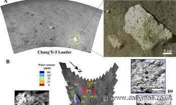 China's Chang'e-5 lander confirms the presence of H20 in moon rocks