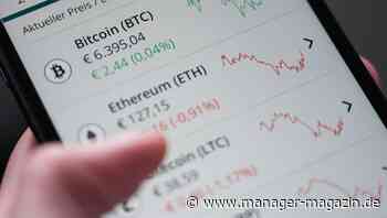 Bitcoin fällt unter 40.000 Dollar