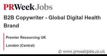 Premier Resourcing UK: B2B Copywriter - Global Digital Health Brand