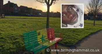 'Striking' bench in memory of Sutton Coldfield teen Babacar Diagne murdered in Coventry unveiled - Birmingham Live