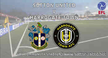 Sutton v Harrogate preview and spectator information - Sutton United