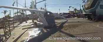 Sauvé de la mort avant qu'un train ne pulvérise son avion