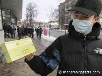 COVID live updates: Quebec pharmacies to distribute 3M rapid tests this week, starting tomorrow