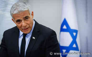 Foreign Minister Yair Lapid tests positive for coronavirus - The Times of Israel