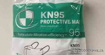 What happened to 91,000 KN95 masks donated to Alberta teachers?