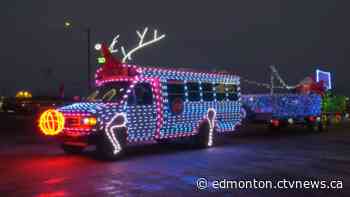 Holiday-themed truck convoy supports Leduc charities - CTV News Edmonton