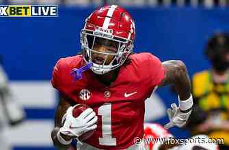 Geoff Schwartz on why Georgia will hold Alabama WR Jameson Williams to under 102.5 yards in the national championship I Fox Bet Live