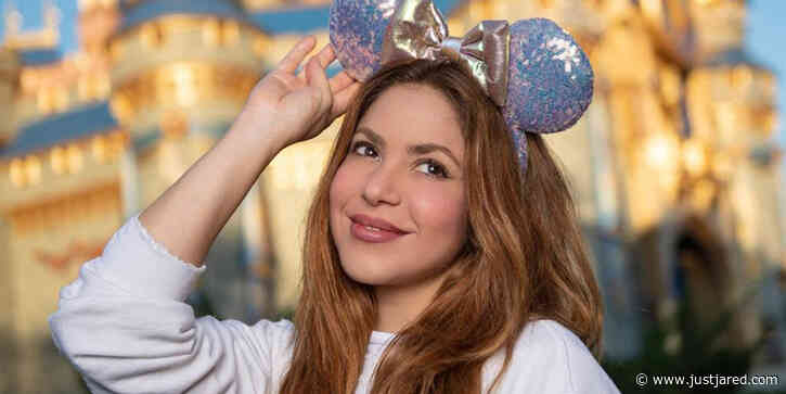 Shakira Sparkles In New Minnie Mouse Ears During Trip To Disney World