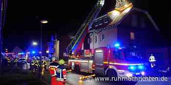 Dachstuhlbrand in Horstmar Zwei Bewohner können sich ins Freie retten | Lünen - Ruhr Nachrichten
