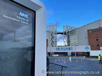 Drive-through vaccine clinic open at Ewood Park, Blackburn