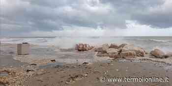 Burrasca sulla costa adriatica, forti raffiche di vento sul litorale - Termoli Online