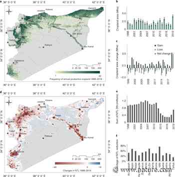 Civil war hinders crop production and threatens food security in Syria - Nature.com