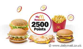 McDonald's launches new rewards scheme that allows fans to get FREE food - Daily Mail