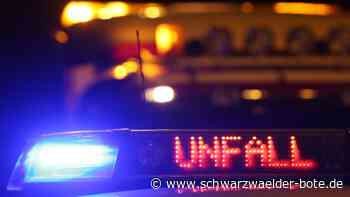 Unfall bei Nagold: Bei Frontalzusammenstoß auf B 463 schwer verletzt